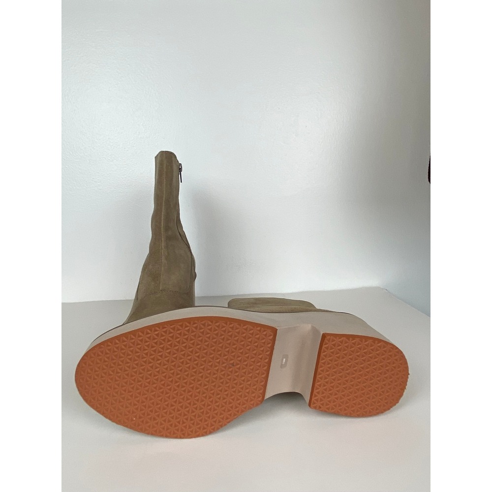 Matisse Gavin Tan Suede Platform Ankle Boots Size 10 M Chunky Block Heel Boho - Picture 13 of 13
